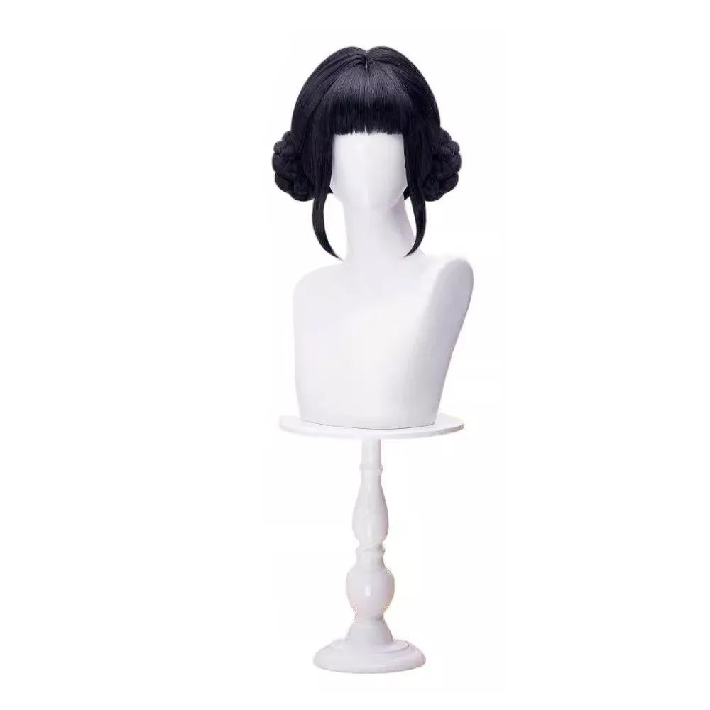 Kpop Demon Hunters Wig Rumi Mira Zoey Saja Boys Baby Wig Men Women Synthetic Hair Free Wig Cap Cosplay Halloween Party Props