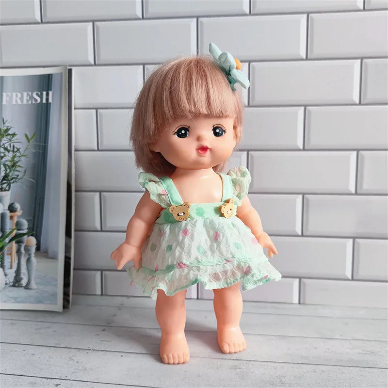 1PC Lovely Maid Outfit Suit Dress Clothes for 25cm Mellchan Baby Doll Accessories Fit 1/6 BJD Doll Girls DIY Gifts