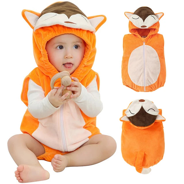 MICHLEY Carnival Baby Romper Bodysuit Sleeveless Newborn Clothes Infant Toddler Clothing Halloween Photography Prop For Boy Girl