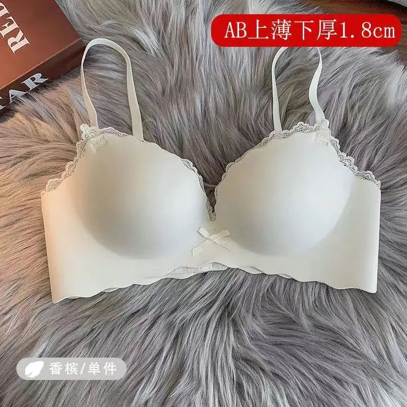 Women Small Bra Push Up Brasieres Thick Adjustable Wireless Underwear Woman Sexy Intimates Lingerie Brasiere