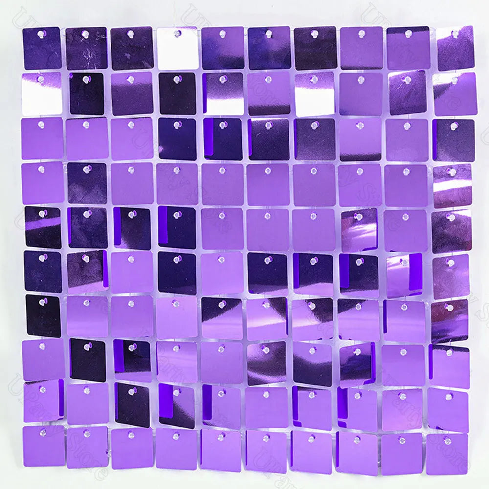 12/36Pcs Rose Gold Shimmer Wall Panels PVC Flash Glitter Sequin Panel for Birthday Baby Shower Wedding Party Backdrop Decoration