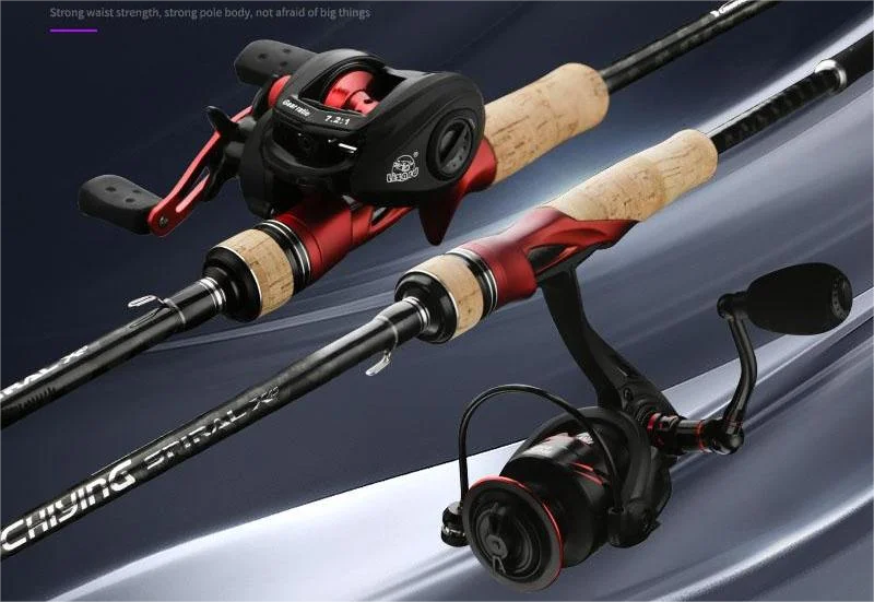 Rod Fishing 2 Sections Inshore Freshwater Trout Surf Bait Casting Rod Pole Carbon Fiber Ultra Light Carp Fishing Rod