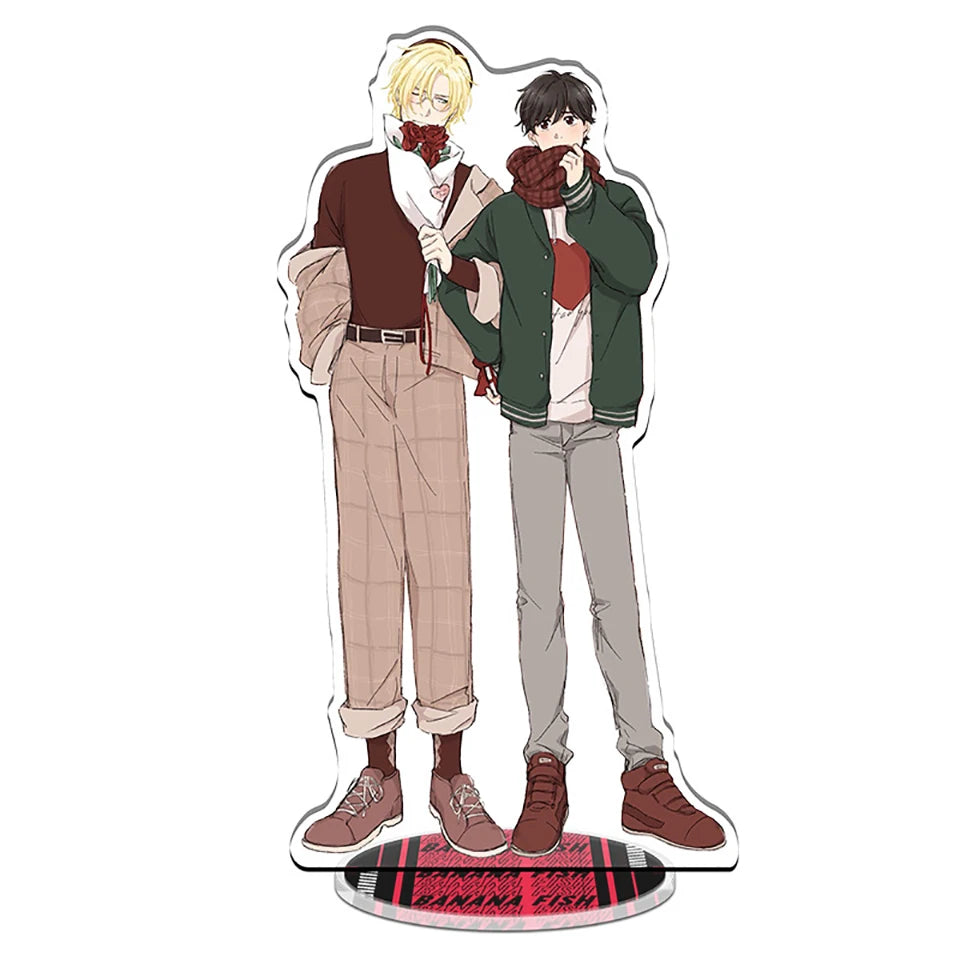 Japanese Anime Stand Acrylic Figure Children's Collection Creative Humanoid Desktop Ornaments Christmas Exquisite Gifts Fun Toys