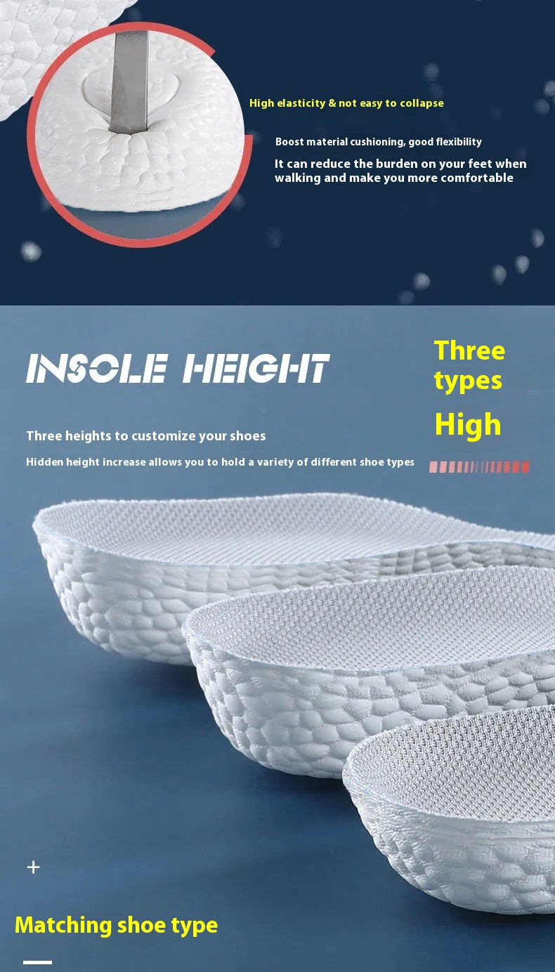 Inner Heightening Shoe Pad Invisible Arch Support Sports Insoles