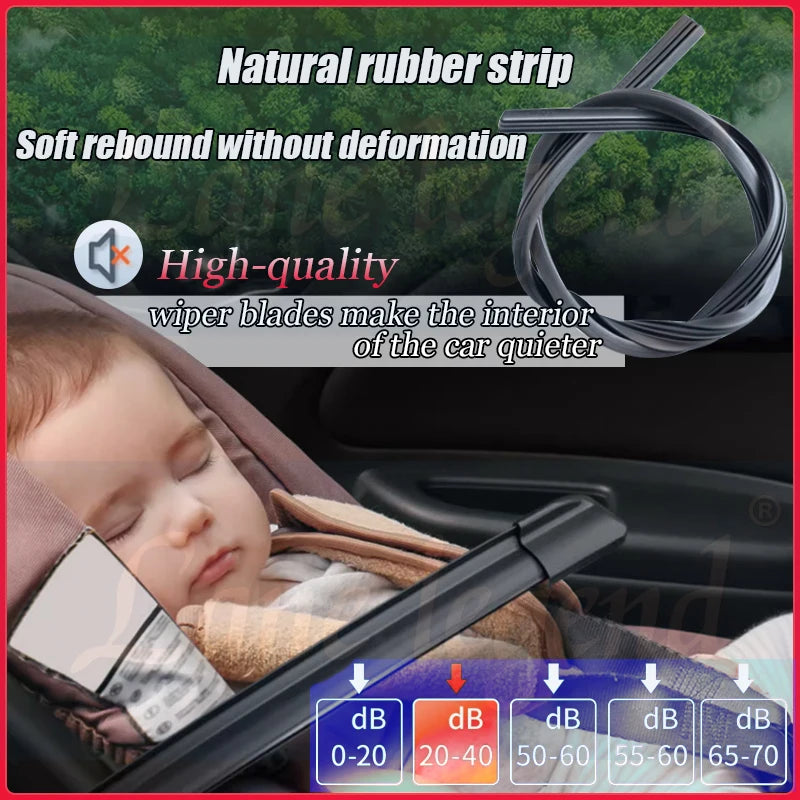 Car Wiper For Renault Mégane Megane 4 BFB Grandtour Hatchback 2016 - 2023 9" Rear Wiper Blade Windshield Windscreen Window Brush