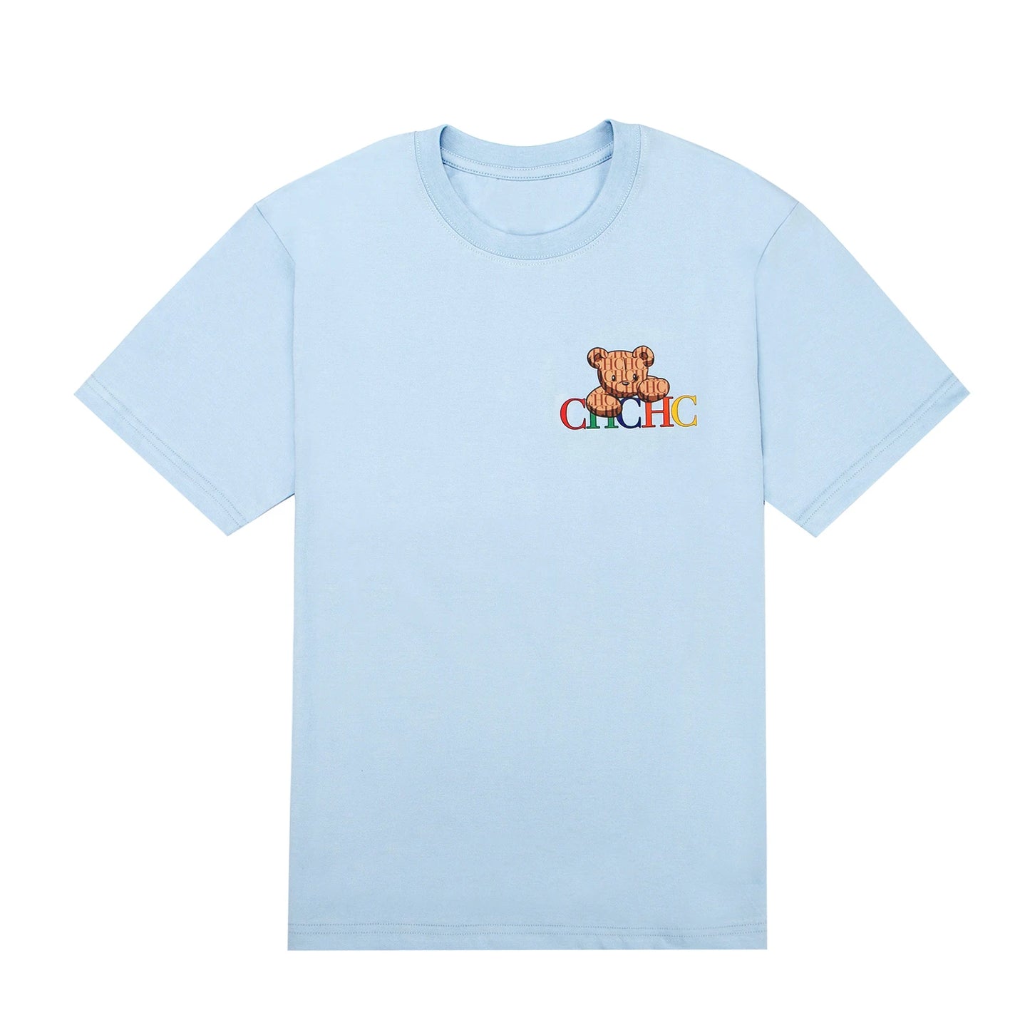 Minimalist Bear Commute Tee 230g Cotton Drop Shoulder Light Luxury Office Casual Subtle Versatile Top Women