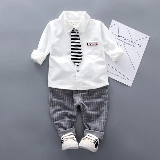 Children's set boys' baseball suit spring autumn cartoon cardigan set Korean version two-piece set infants young children 0-5Y