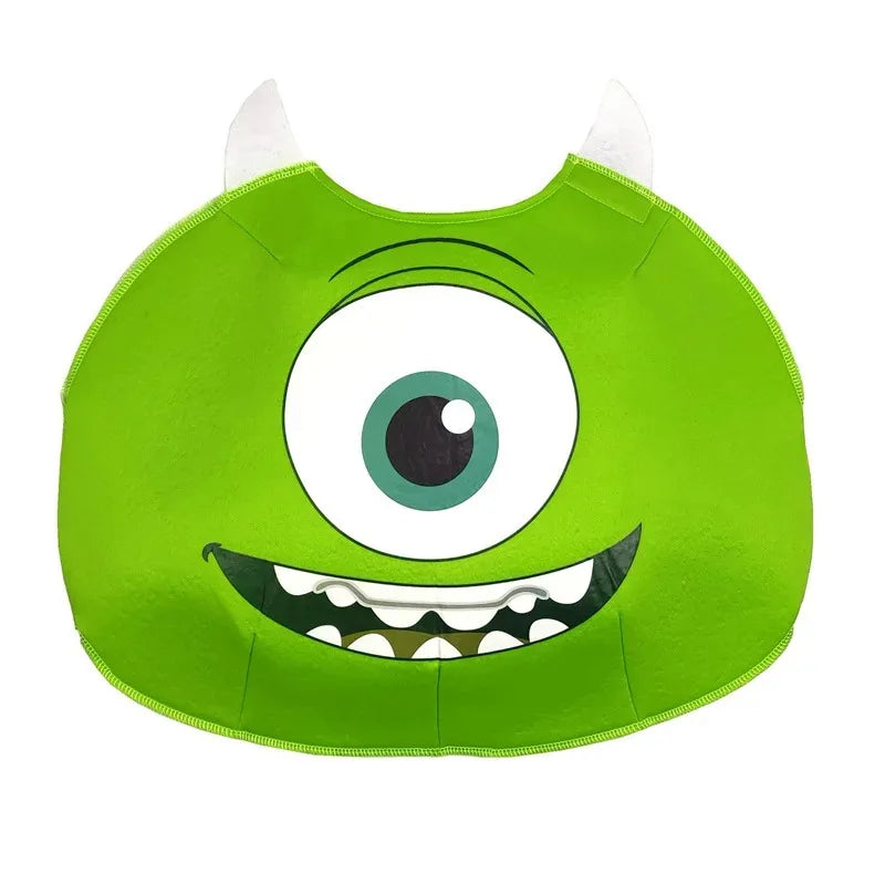 Movie Monsters Mike Wazowski Cosplay Costumes Carnival Kids Jumpsuits Coat Hat Set Comic-Con Halloween Purim Party Clothes Suits
