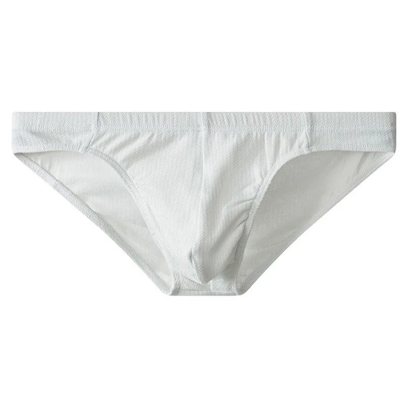 Cotton Underwear Men Sexy Bulge Pouch Briefs Breathable Underpants Soft Lingerie Male U Convex Bag Knickers Low Rise Panties