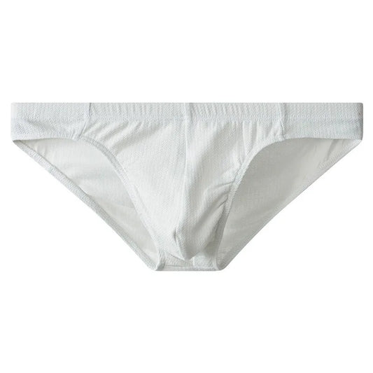 Cotton Underwear Men Sexy Bulge Pouch Briefs Breathable Underpants Soft Lingerie Male U Convex Bag Knickers Low Rise Panties
