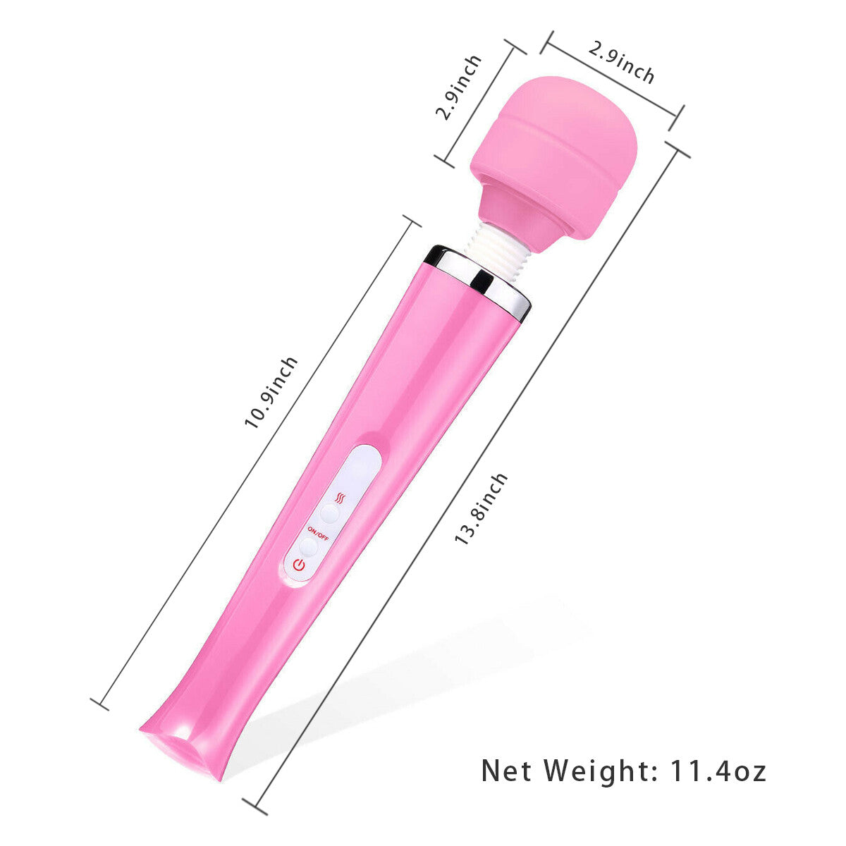 Handheld Massager 20 Speed Wand Vibrating Massage Magic Full Body