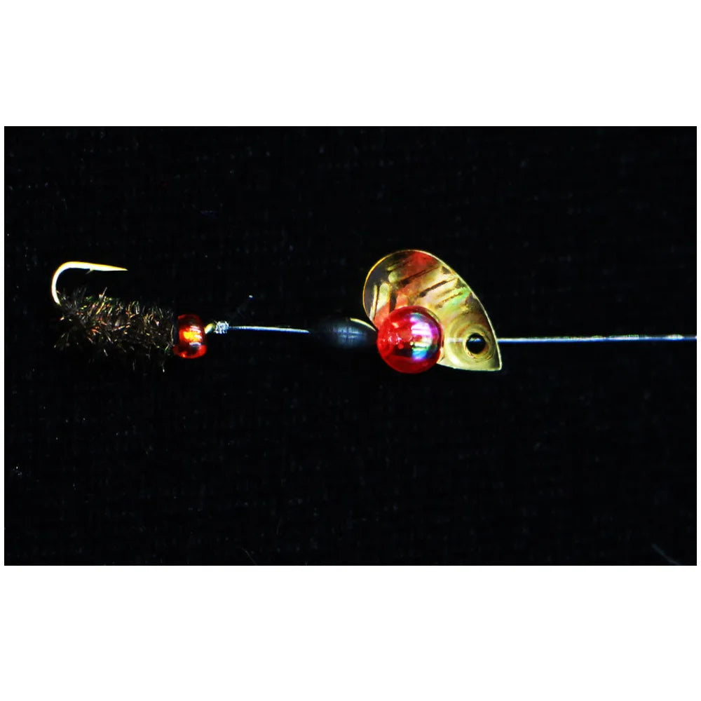 50Pcs/lot DIY Fishing Spinner Sequin Rings Bait Lures Makou water drop tablet Anti secant line Metal Noise Spoon Accessories