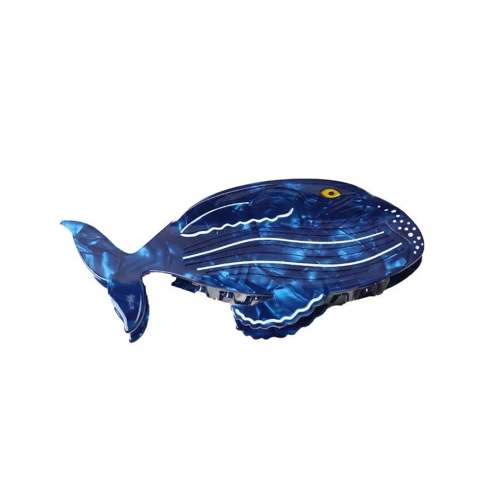 Fashion Sweet Acetate Fish Hair Claw Noctilucent Acetic Acid Sperm Whale Shark Clip Headdress Chick Animal Hair Clip Daily