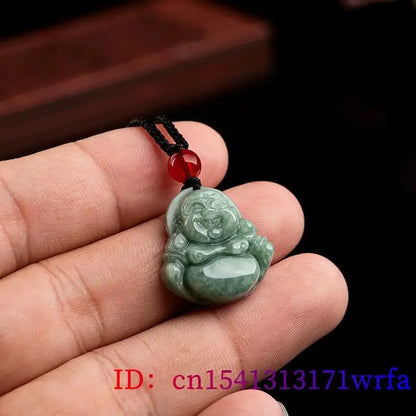 Green Burmese Jadeite Pendant Gemstones Gifts for Women Necklaces Men Necklace Charms Jade Vintage Natural Pendants Jewelry