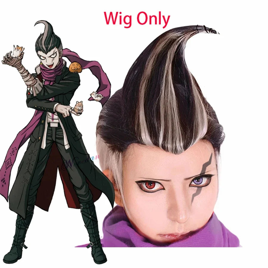 Anime Danganronpa Goodbye Despair Gundham Tanaka Cosplay Costume Jacket Coat Sarf Uniform Wig Full Set For Men Women Halloween