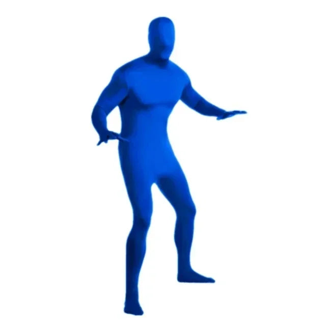 2025 New Halloween Green Screen Suit Chroma Key Jumpsuits for Skin Body Movie Video Invisible Effect Photographic Filming St ★☆★