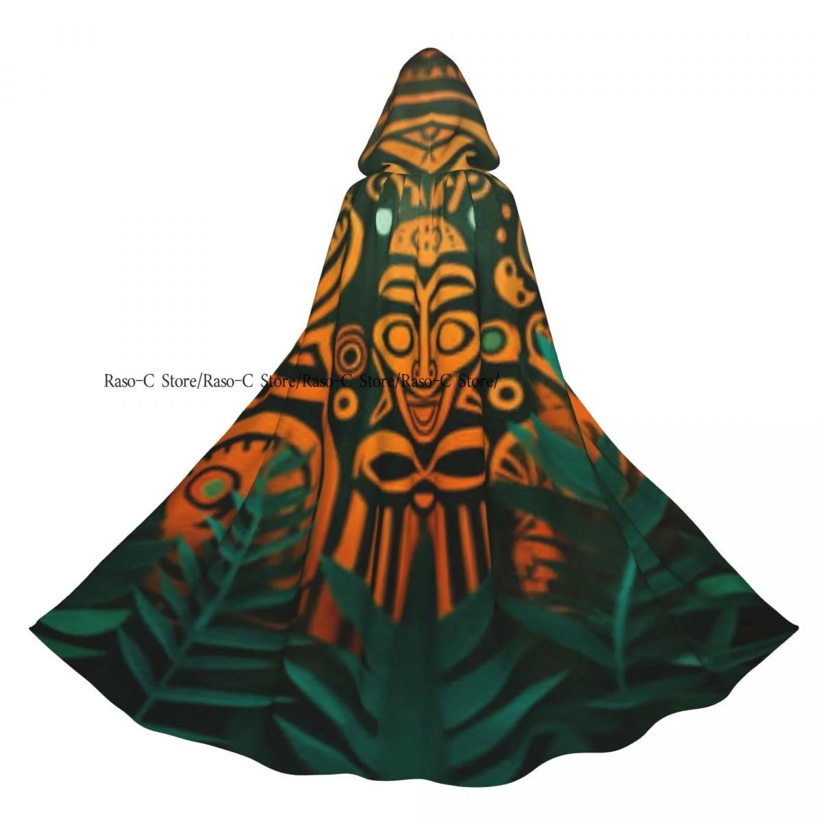 Hooded Cloak Unisex Cloak with Hood Beautiful Forest Landscape Cloak Vampire Witch Cape Cosplay Costume