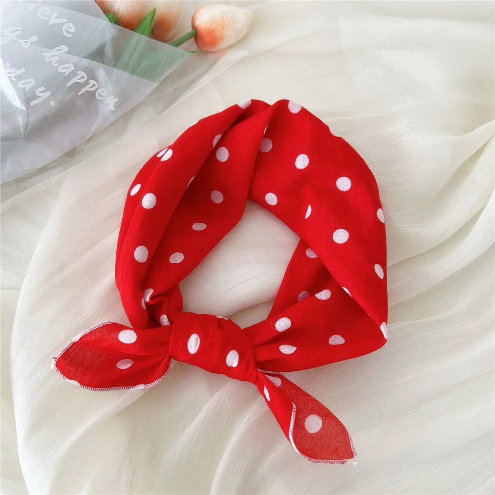 55*55cm Cotton Bandana Hairscarf Scarf Turban Shawl Headscarf Handkerchief Hair Accessories Wrap
