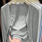 Women's Asymmetrical Button Cardigan, Long Sleeve Lightweight Shawl Collar Outwear, Black/White/Gray/Pink For Dress