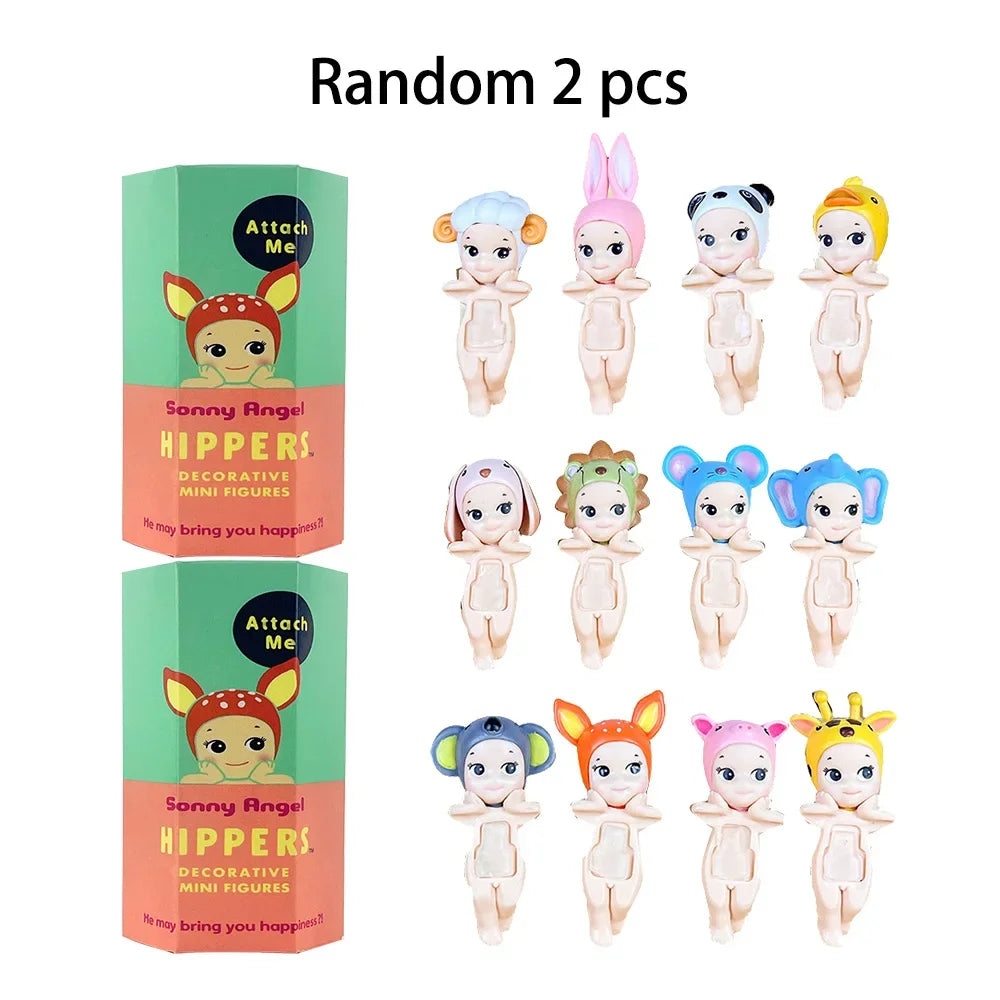 Sonny Angel Hippers Blind Box Animal Series Mini Anime Action Figure Authentic Doll for Kids Children Christma Birthday Toy Gift