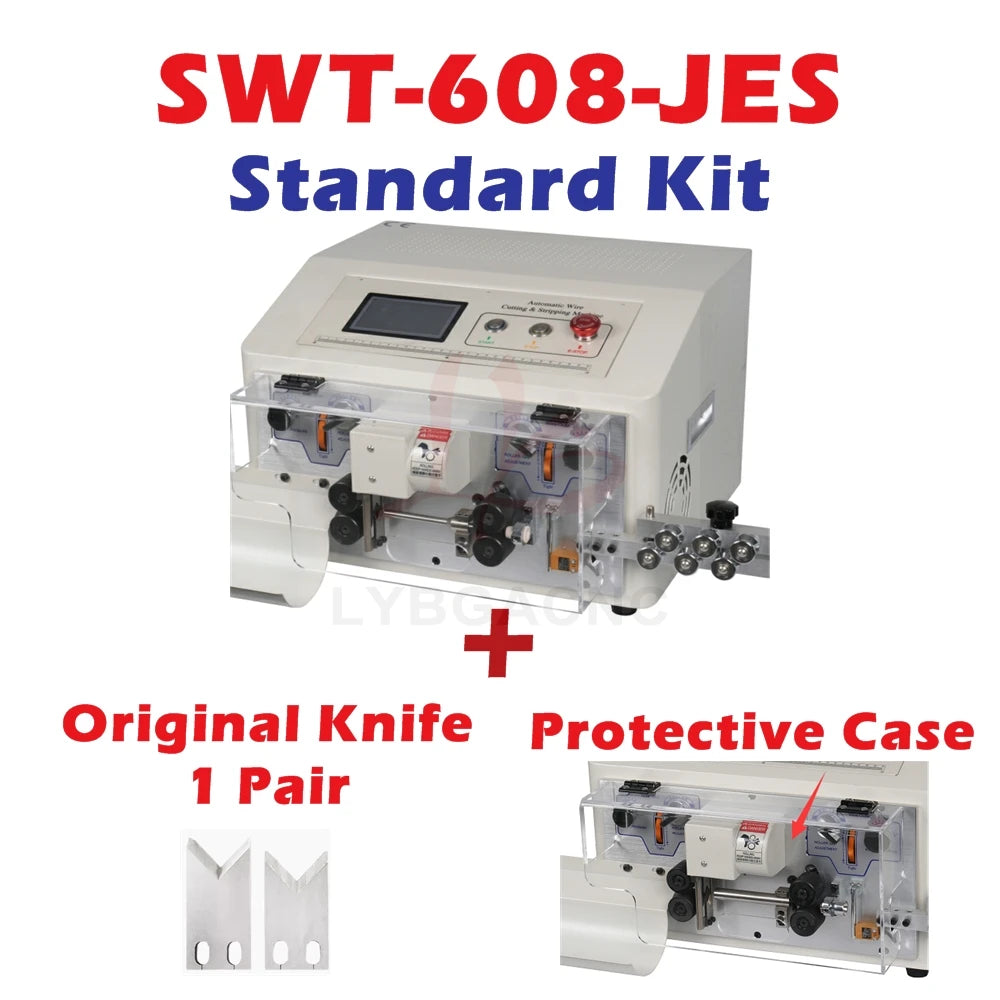 SWT-608-JEN JES Peeling Stripping Cutting Machine 0.1-6mm2 For Computer Automatic Wire Stripping Machine  AWG8-AWG28 220V 110V