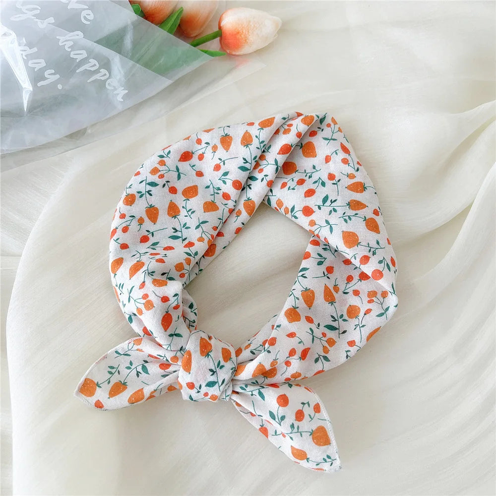 55*55cm Cotton Bandana Hairscarf Scarf Turban Shawl Headscarf Handkerchief Hair Accessories Wrap
