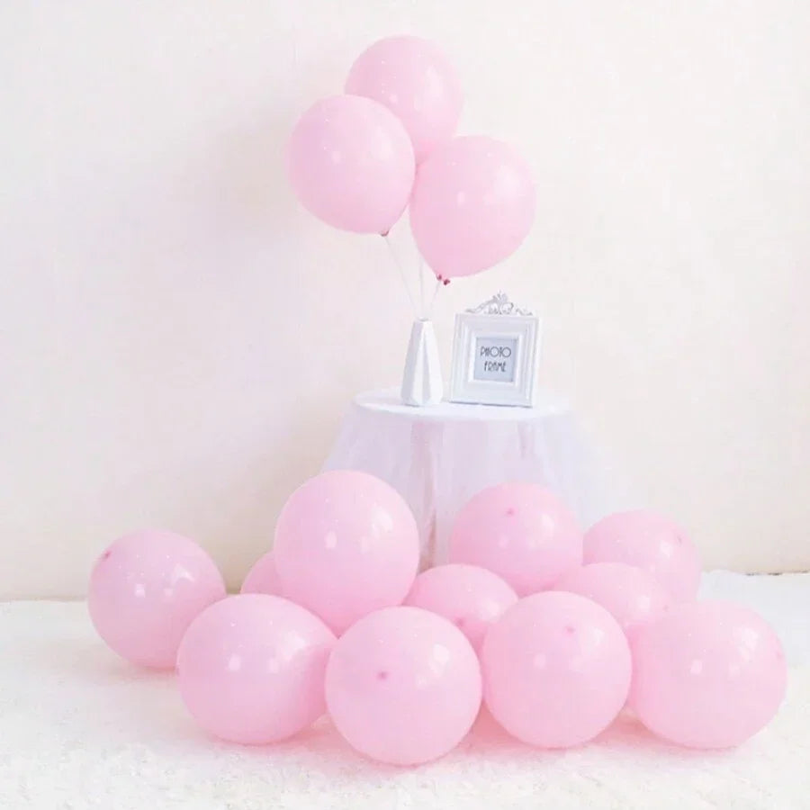 144pcs Pastel Pink Balloons  Macaron Pink Balloon Garland Arch Kit Latex Balloons Birthday Wedding Bridal Party Decorations