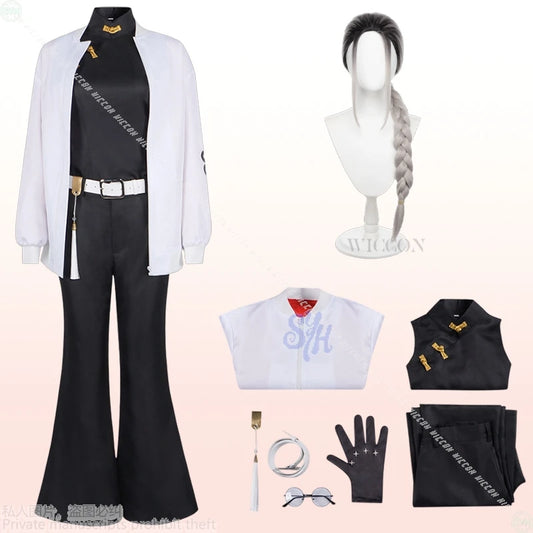 Tao Saotome Cosplay Gokurakugaiii WICCON Costume Chinese Styles Qipao Jirai Kei Girls Punk Coat Halloween Christmas Roleplay Cos