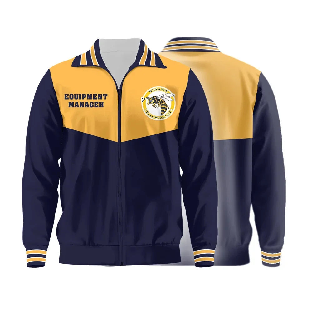 Anime Cosplay Yellowjackets 3D American Tv Series Unisex Cosplay Costume Sweatshirts Baseball Uniform Jacket Men Women Trac 72th