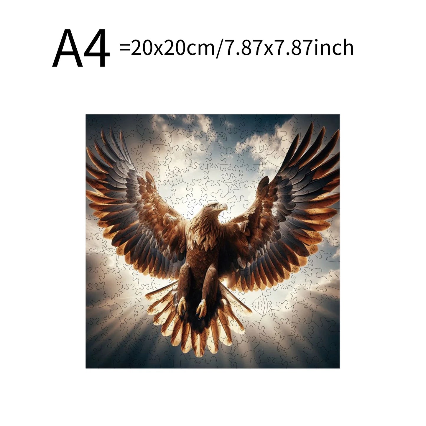 Bull Dragon Eagle Ghost Animal Puzzles High Quality Jigsaw Puzzle Wooden Puzzle Best Christmas Gift