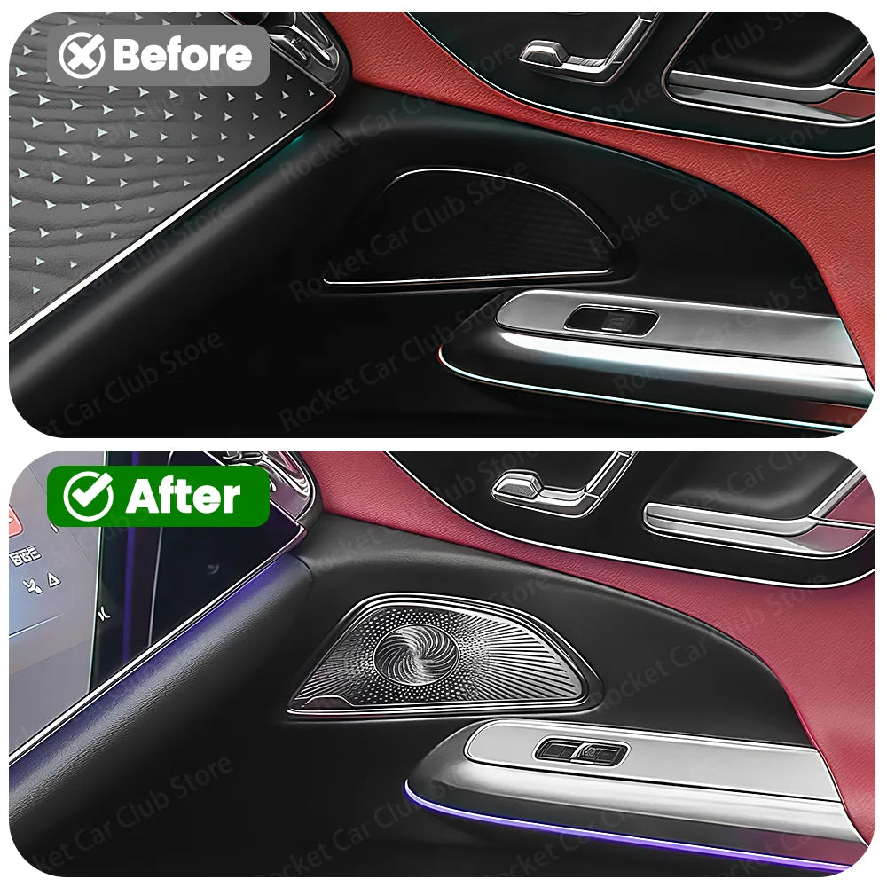 For Mercedes Benz New W214 E Class 2024+ Car Reinstall Interior Accessories Non Luminous Sound System Door Speaker Cover