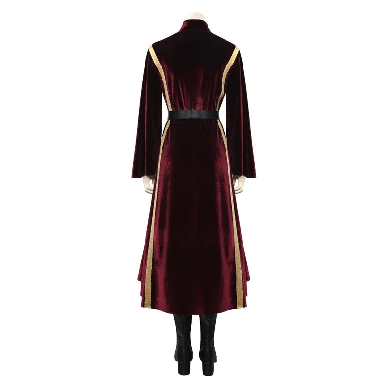 Space Battle Fantasy Padme Cosplay Amidala Costume Adult Women Coat Belt Pants Outfits Halloween Carnival Party Disguise