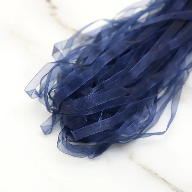 (40 meters/pack) 1/4''(6mm) Organza Ribbons Wholesale Gift Wedding Christmas Decoration Wrapping ribbons Handmade DIY