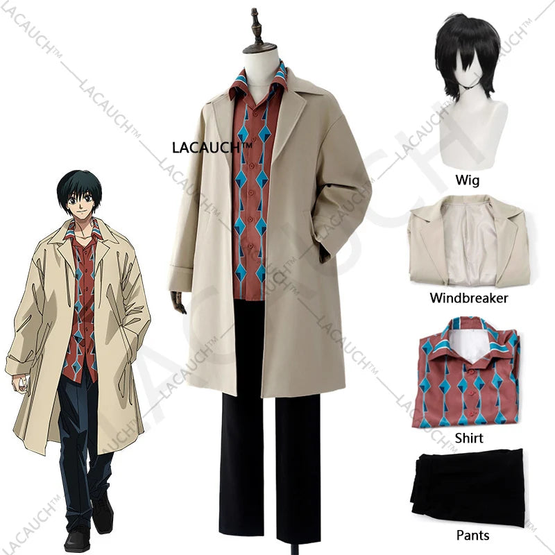 Sakamoto Days Anime Yoichi Nagumo Cosplay Costume Coat Shirt Pants Cos Convention Daily Wear Gift Halloween Carnival Party