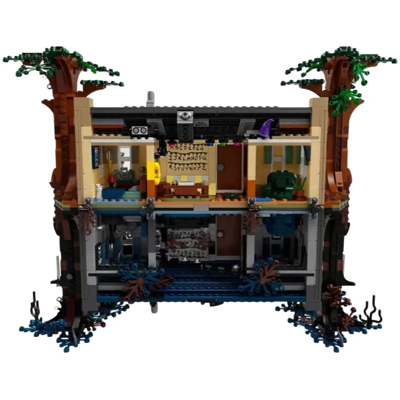 2287 pieces of classic American drama Strange Story [Upside Down the World] House Building block set, adult Christmas gift