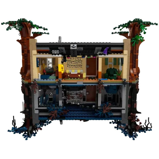 2287 pieces of classic American drama Strange Story [Upside Down the World] House Building block set, adult Christmas gift