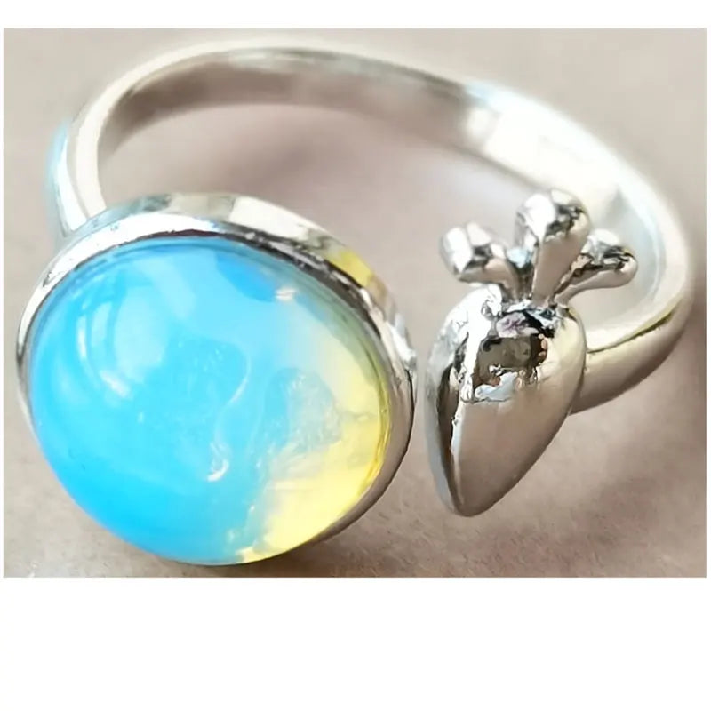 Lapis Lazuli bead Ring PWB1174