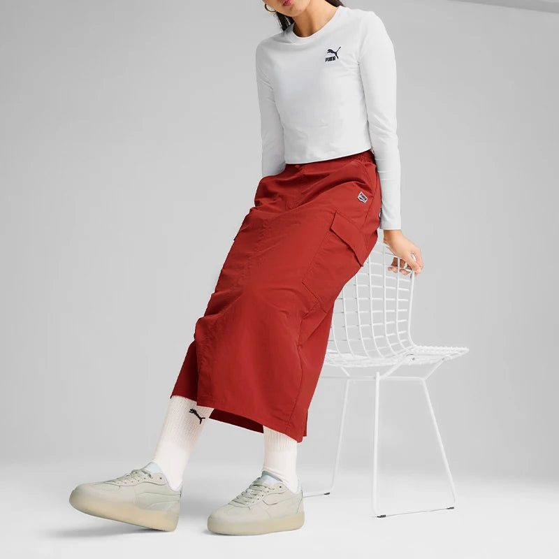 Puma genuine seasonal new women's trendy, comfortable, thick soled, wear-resistant sports and leisure board shoes 398527-02