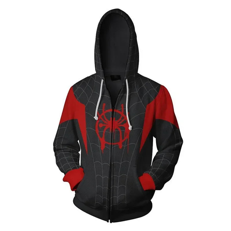 Cosplay Movie Spider Women Sweatshirt Hoodie Gwen Stacy Cosplay Costume Hooded Jacket Coats Men Women Pullover Trainsuit S Anime