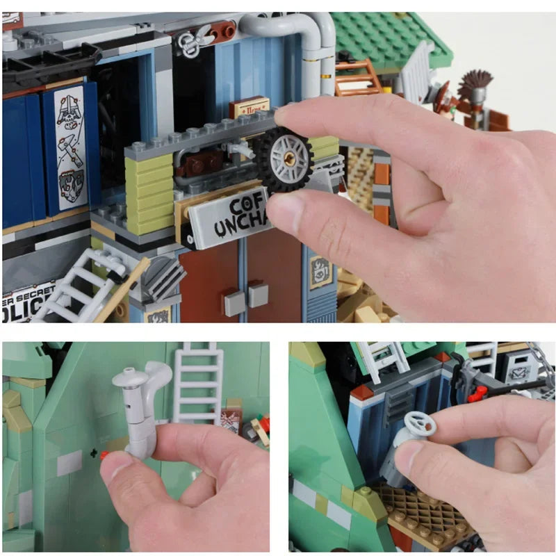 New Product Statue of Liberty Castle Architecture Series Jigsaw Puzzle Building Blocks Adult Difficult Toy Gift Model 3178 Piece