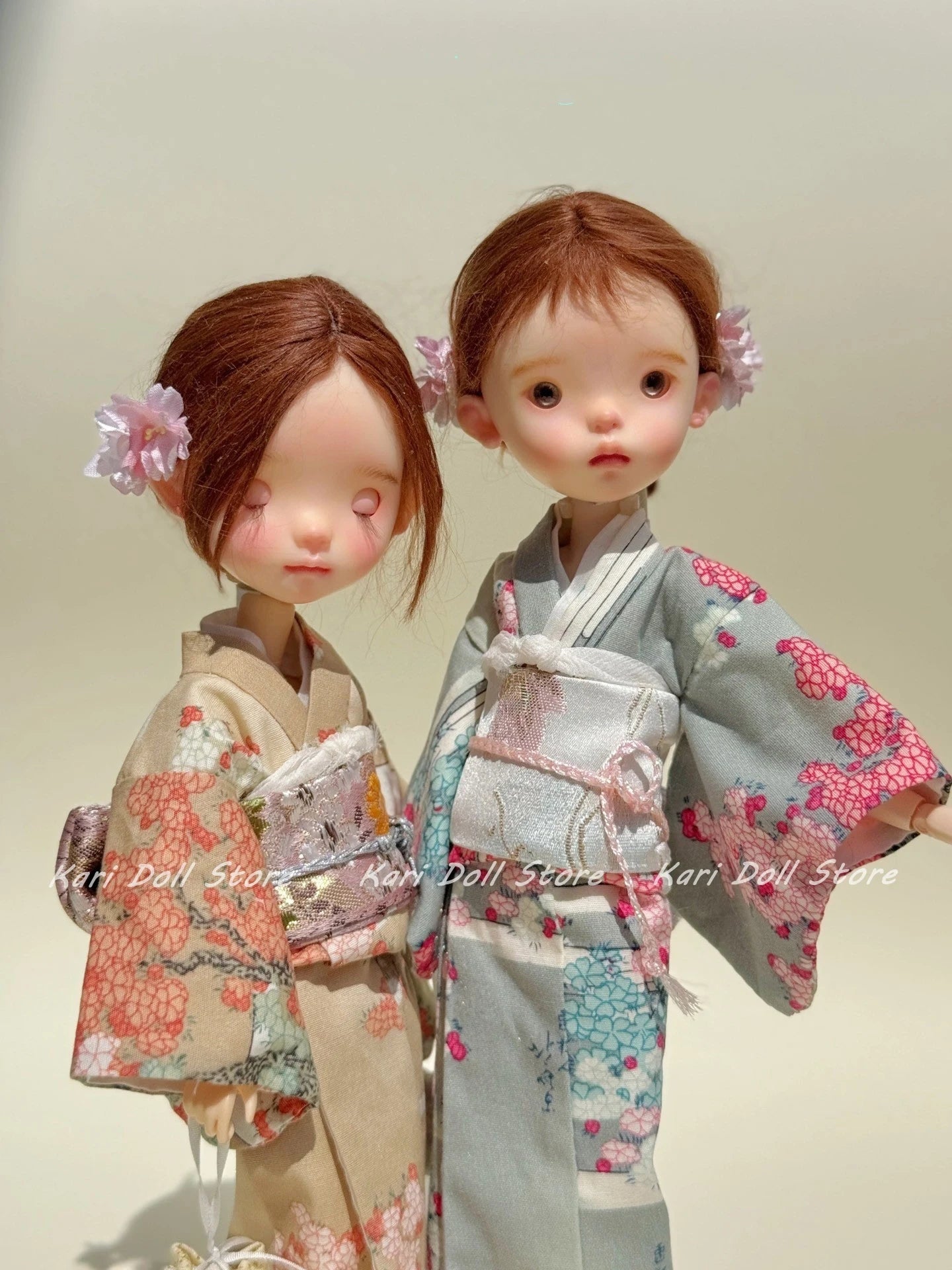 Kari Doll Clothes and skirts 2025 Flower perm master cherry blossom kimono baby suit for Landazz Landoudou Doll