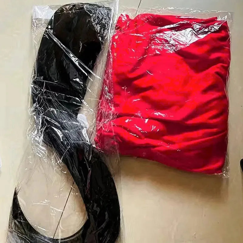 A2025 New Bride Dress Zombie Suit Scary Sadako Costume White Womens Ghost Halloween C ★ HAxiba.