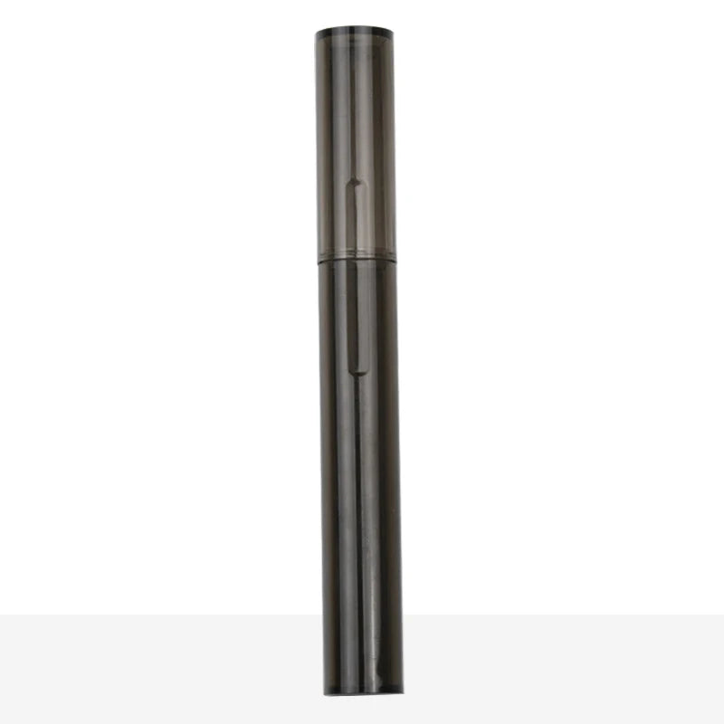 Portable Makeup Brush Organizer Eyebrow Pencil Tableware Chopsticks Transparent With Cover Storage Box Kitchen Accessories