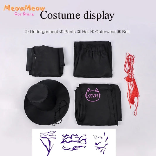 2 K-Pop cos Demon Hunters Jinu Saja Boys Cosplay Costume Wig Tattoo Sticker Hat Stage Roleplay Suit Halloween Mens Group Uniform