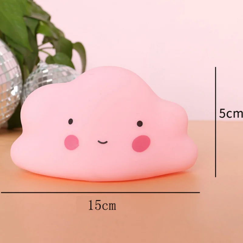 Magic Moon Star Night Light - 3D LED Cartoon Bedside Lamp for Kids Girls, Battery Operated, Nursery Decor Christmas Gift