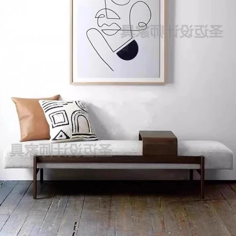 Cute Wooden Foot Stool Pouf Salon Nordic Bench Seat Space Saving Designer Hotel Step Stool Luxury Muebles Living Room Decoration