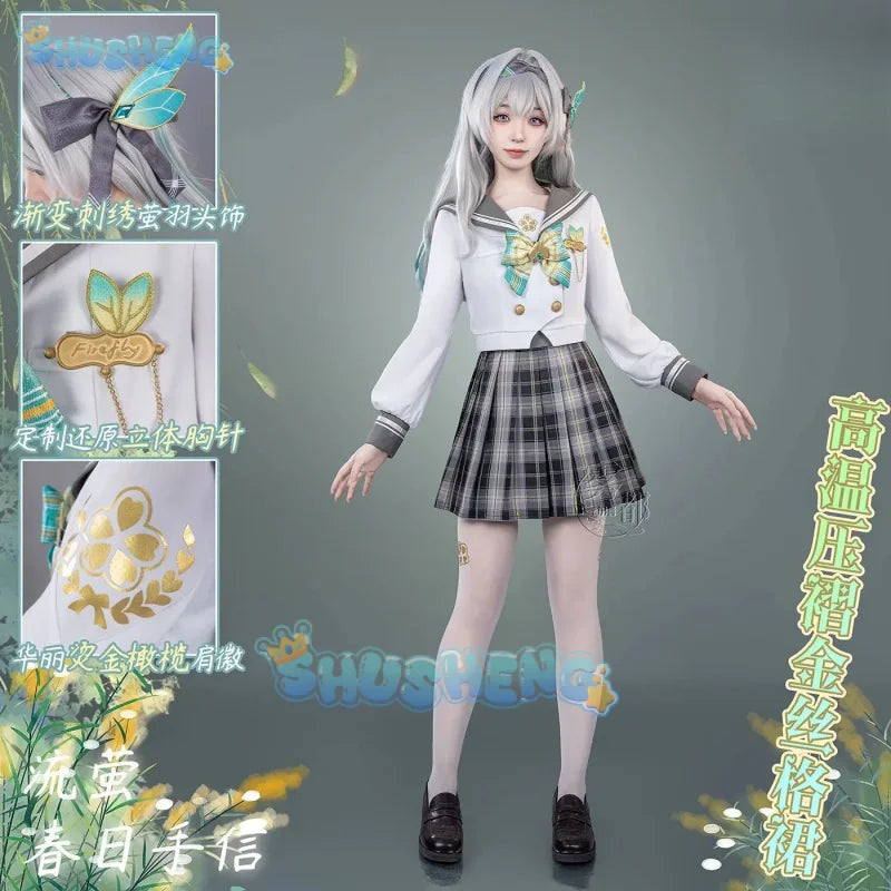 Honkai：Star Rail  Firefly Cosplay Costume Uniform Halloween Carnival Party Christmas Play Role Clothes Clothing for Women