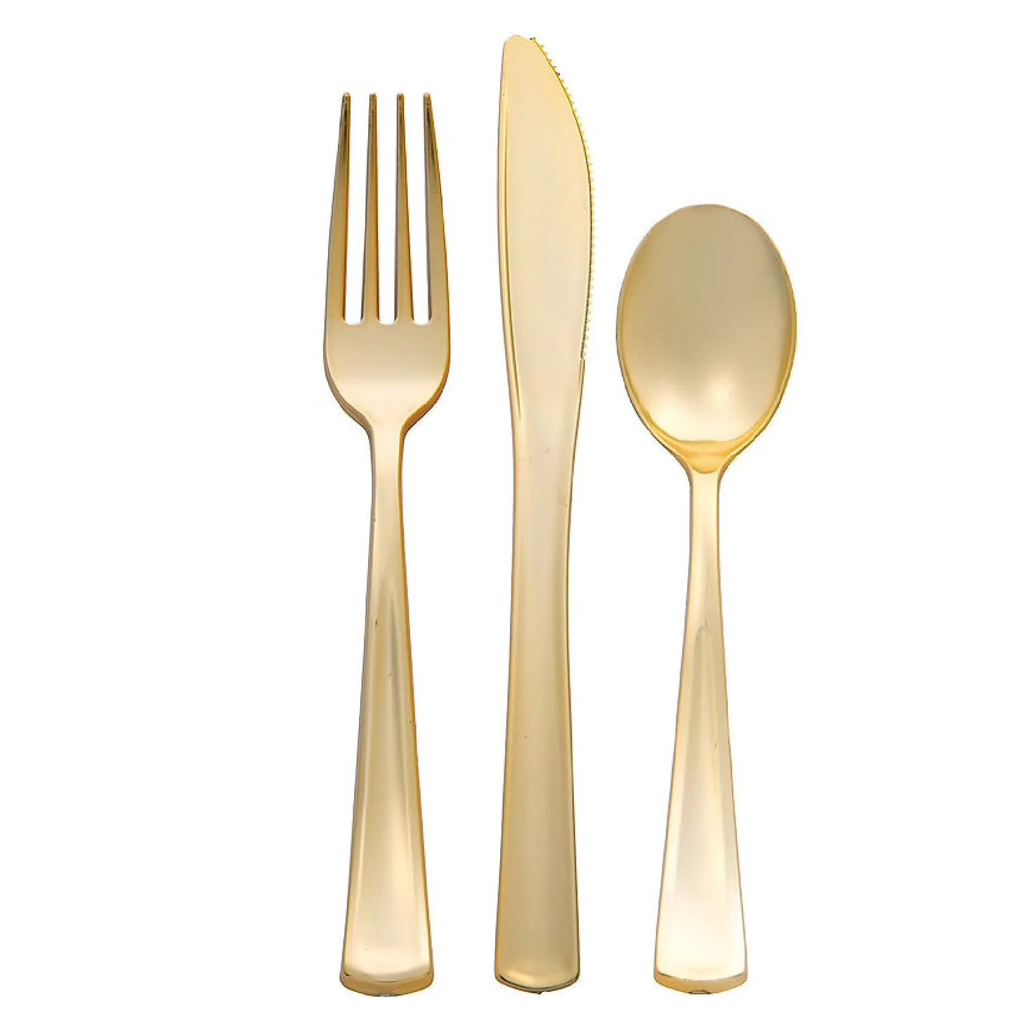 16pcs electroplated gold cutlery plastic disposable tableware rose gold cutlery birthday party decoration tableware wholesale