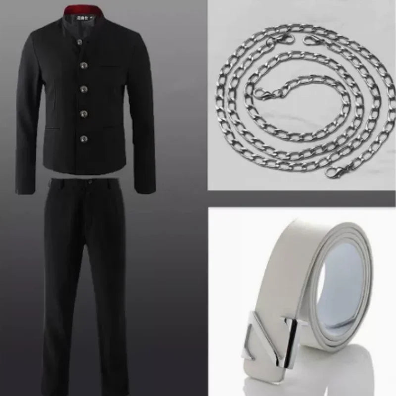 2025 Japanese Movie New Crows Zero Takiya Genji Uniform High School Coats JK Black Suit College Style Jacket Cosplay☆★ee☆★