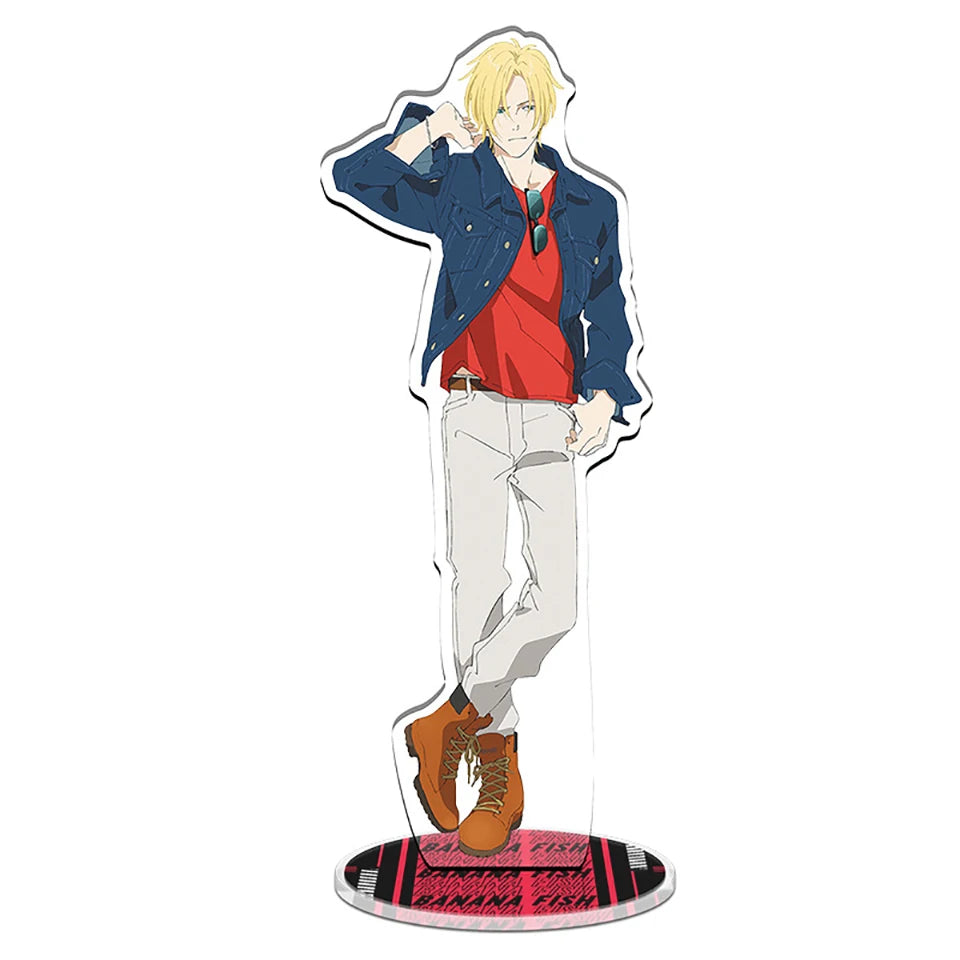 Japanese Anime Stand Acrylic Figure Children's Collection Creative Humanoid Desktop Ornaments Christmas Exquisite Gifts Fun Toys